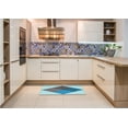 thumbnail image 5 of Ahgly Company Indoor Rectangle Patterned Steel Blue Area Rugs, 2' x 5', 5 of 6