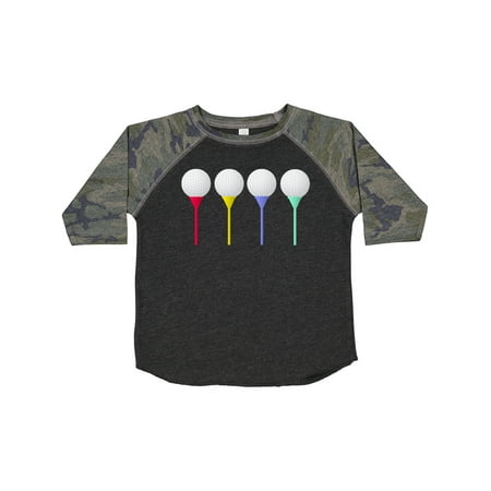 

Inktastic Rainbow Golf Tees Gift Toddler Boy or Toddler Girl T-Shirt