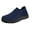 Dark Blue, variant on Cathalem Womens Sneaker Fashion Spring And Summer Women Sports Shoes Flat Bottom Lightweight Slip Slip on Sneaker Shoes for Women Black 8.5