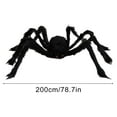 thumbnail image 2 of Tanglewen Halloween Spider Decorations,Realistic Scary Large Spider Decoration for Home Giant Spiders Props for Indoor Outdoor Party Decorations(Black,12"), 2 of 8