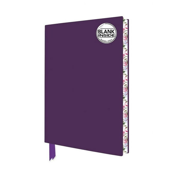 Blank Artisan Notebooks Purple Blank Artisan Notebook (Flame Tree Journals), (Hardcover)