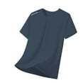 thumbnail image 4 of Afdoent Mens T-Shirt Male Summer Short Sleeve T Shirt Lightweight Breathable Crew Neck Outdoor Fitness Top Soft Comfort Tee Shirts, 4 of 4