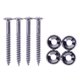 thumbnail image 1 of Juego de casquillos de unión de cuello de guitarra de 4 piezas, tornillos de montaje de cuello de gu Abanopi Tornillo, 1 of 7