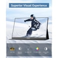 thumbnail image 5 of Yodoit Monitor portátil 16", 1920x1200 FHD IPS 16:10 con USB Tipo C y Altavoces Integrados con Smart Cover Compatible con PC, Ordenador portátil, MacBook, Xbox, 5 of 5