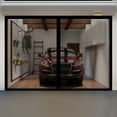 thumbnail image 3 of Magnetic Garage Door Screen – Tear-Resistant, Fire-Resistant, Easy Installation, Mosquito & Leaf Blocker, 36 Magnets, 6 Gravity Bars, 10x8ft, 3 of 9