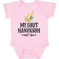 thumbnail image 3 of Inktastic My 1st Hanukkah Dreidel Boys or Girls Baby Bodysuit, 3 of 5