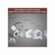 thumbnail image 3 of Reusable Half Face Respirator Mask with Goggles for Pollen Particles, Stain Resistant, Cement, 3 of 4