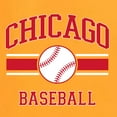 thumbnail image 6 of Wild Bobby City of Chicago Baseball Fantasy Fan Sports Men's T-Shirt, Gold, Medium, 6 of 6