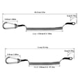 thumbnail image 2 of FeiraDeVaidade Anti-Theft Telescopic Spring Lanyard Anti Lost Wrist Safety Tether For Mobile Phones Accessories Phone Gasket Hanging Neck Rope, 2 of 5