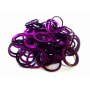 FunLoom Silicone Bands - Purple and Black