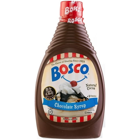 The Original Bosco Chocolate Syrup - 22 oz Squeeze Bottle all nature
