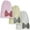 White/Titanium/Ballerina/Mauvelous/Natural/Heather, variant on Marky G Apparel 100% Cotton Baby Rib Bow Cap (Pack of 3)