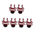 thumbnail image 1 of 6 Pcs Adaptateur de Support de Microphone Universel Ondulé en Plastique Remplacement pour Microphone By-Mm1,6 X Support de Support de Microphone, Noir & Rouge, 1 of 7