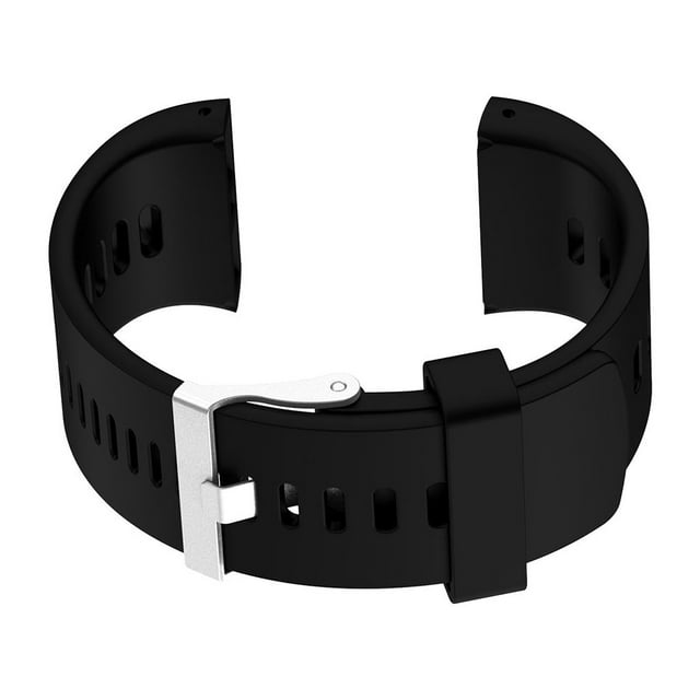 Hebilla Sostenedor Correa Reloj Baoblaze Silicona V800 Negro Muñequera de Silicona