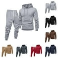 thumbnail image 2 of TrdSipl Men's Tracksuits 2 Pieces Set Hoodies and Sweatpants Sets Running Workout Warm Up Sweatsuits Lounge 2 Piece Outfits for Men, 2 of 5