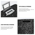 thumbnail image 3 of Balery Black And White Dotted Funda de equipaje, fundas para maletas, elástica, lavable, protector de maletas, compatible con maletas de 18 a 32 pulgadas-Medium, 3 of 7