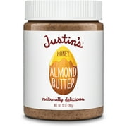 JUSTIN'S No Stir, Gluten-Free Honey Almond Butter, 12 oz Plastic Jar