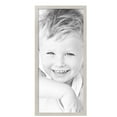 thumbnail image 2 of ArtToFrames 16" x 36" Slanted Lip White Picture Frame, 16x36 inch White Wood Poster Frame (WOM-4825),  Pack, 2 of 7