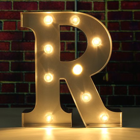 9inch metal marquee letter