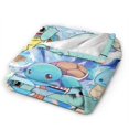 thumbnail image 3 of Manta de franela ultra suave con dibujos de ardillas, cálida y acogedora, regalo para niños, niñas, viajes, camping, sofá cama de 152 x 127 cm, 3 of 8