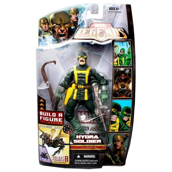 Marvel Series 18 Brood Queen Hydra Soldier Action Figure (Open Mouth Variant)