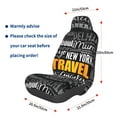 thumbnail image 2 of Lsque Travel Pattern Car Seat Covers for Front Seats , Waterproof Seat Covers for Cars, Sporty Front Seat Covers,Car Seat Cover Protector Front Seats, 2 of 5