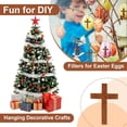 thumbnail image 6 of Osdhezcn 70Pcs Wooden Crossed Necklace Pendant with Beaded Chain for Religious Event, 6 of 9