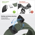 thumbnail image 6 of Watch Band for Women/ Men Series 10 9 8 7 6 5 4 3 Ultra 2 1 SE 38mm 40mm 41mm 42mm 44mm 45mm 46mm 49mm,Braided Loop, Stretchy Straps Wristbands, Magnetic Clasp for iWatch Bands, 6 of 8