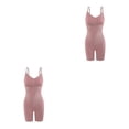 thumbnail image 2 of Soidarity Body Body Ropa interior Control Corsés Butt Lifter Undershirt Corrective Shapers Slimmer Lady Belly Sheath Red Bean Color de frijol rojo 2Conjunto, 2 of 6