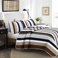 thumbnail image 2 of Copper Grove  Comfrey Stripe Quilt Bedding Set Queen 3 Piece, 2 of 5