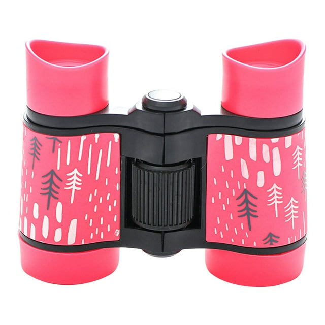 4X30mm Outdoor Learning Optics Telescope Children Binocular Scope (Pink)
