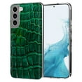 thumbnail image 1 of TalkingCase Thin Slim Case Compatible for Samsung Galaxy S22 5G, Alligator Skin Print, Lightweight, Flexible, Soft, USA, 1 of 7