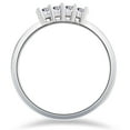 thumbnail image 3 of Pompeii 3/8ct Princess Cut Diamond Wedding Ring 14K White Gold (H/I,I2-I3), 3 of 4