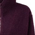 thumbnail image 4 of TriDri Womens Sherpa Fleece Quarter Zip Hoodie, 4 of 4