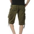 thumbnail image 3 of Viikei Mens Shorts Athletic Mens Shorts Cargo Big Mens Shorts Clearance Clothing under $10 Men's Shorts Multi Pocket Cargo Pants Loose Casual Pants Straight Leg Pants, 3 of 5