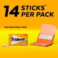 thumbnail image 5 of Trident Sugar Free Gum, Tropical Twist, 3 Packs of 14 Pieces (42 Total Pieces), 5 of 11