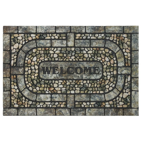 Mohawk Home Garden Pebbles Polyester Door Mat 1'11" X 2'11"