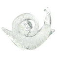 thumbnail image 6 of Lorelei Glow-in-the-Dark Decorative Accent Glass Sculpture Figure - Snail, 6 of 11