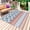 MidNightBlue, variant on Blue Red Boho Outdoor Rug 3x5 Ft - Reversible Patio Rug Outdoor Camping Rugs, Vintage Geometric Stripes Abstract Art Washable Indoor Outdoor Area Rugs, Non-Slip Outdoor Carpet Runner for Deck/Porch