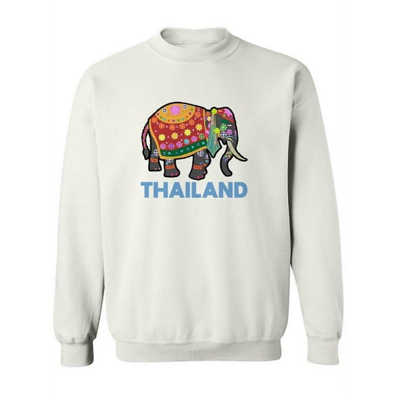 Thailand Elephant Sweatshirt Women -SPIdeals Designs, Female Medium