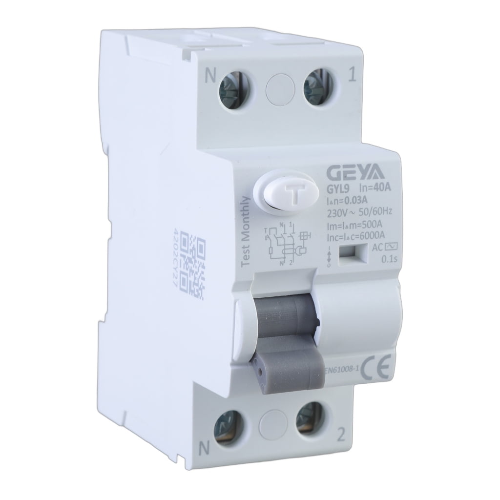 2P 40A Automatic Self-Reclosing Device Circuit Breaker 30mA/100mA/300mA
