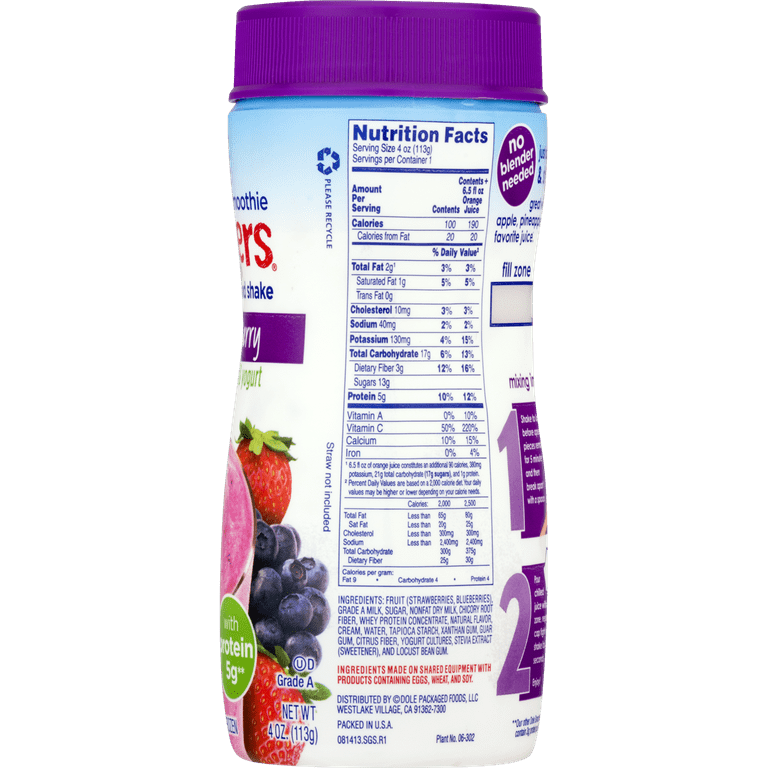 Dole Smoothie Shakers Review by Simple Nourished Living