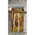 thumbnail image 3 of Ambesonne Fall Quilted Bedspread Set 2 Pcs, White Birch Trees Serenity, Twin Size, Multicolor, 3 of 3