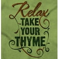 thumbnail image 2 of Relax Take Your Thyme Home Gardening's Women's Graphic T Shirt Tees Brisco Brands S, 2 of 6