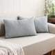 thumbnail image 1 of Fundas para Almohadas Lumbar Zaizaihome 30x51 cm Algodón Gris Paquete de 2, 1 of 6
