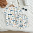 thumbnail image 5 of Grblisyd Girls Summer Outfits Size 10-12 Years Animal Print T-Shirts and Elastic Waist Shorts 2 Piece Outfit Kids Cute Clothing Sets, 5 of 7