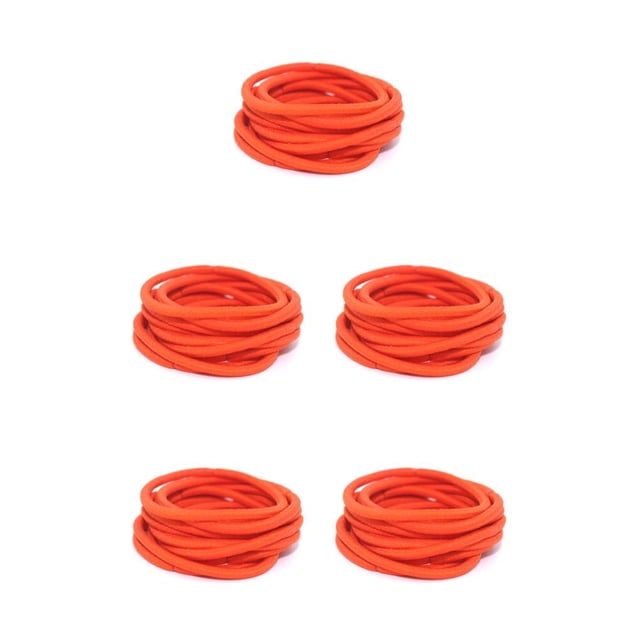 Qarigey 10 piezas de bandas para el cabello mixtas, tocados de estilo Simple elásticos, soporte de cola de caballo de alta elasticidad, accesorios de Type2 NO2 Qarigey CBP472721