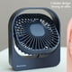 thumbnail image 5 of Injueey Ventilador portátil Mini Rotación ajustable Ventilador pequeño Ventiladores ligeros de 3 velocidades Acampar al aire libre Electrónica Rosa, 5 of 6