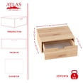 thumbnail image 4 of Set 2 buros Essi, Atlas del Descanso color Roble, 4 of 6