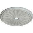 thumbnail image 3 of 31 1/2"OD x 3 5/8"ID x 1 1/2"P Kirke Ceiling Medallion (Fits Canopies up to 3 5/8"), Hand-Painted Frost, 3 of 6